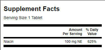 Niacin 100 mg - 250 tabletta