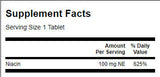 Niacin 100 mg - 250 tabletta
