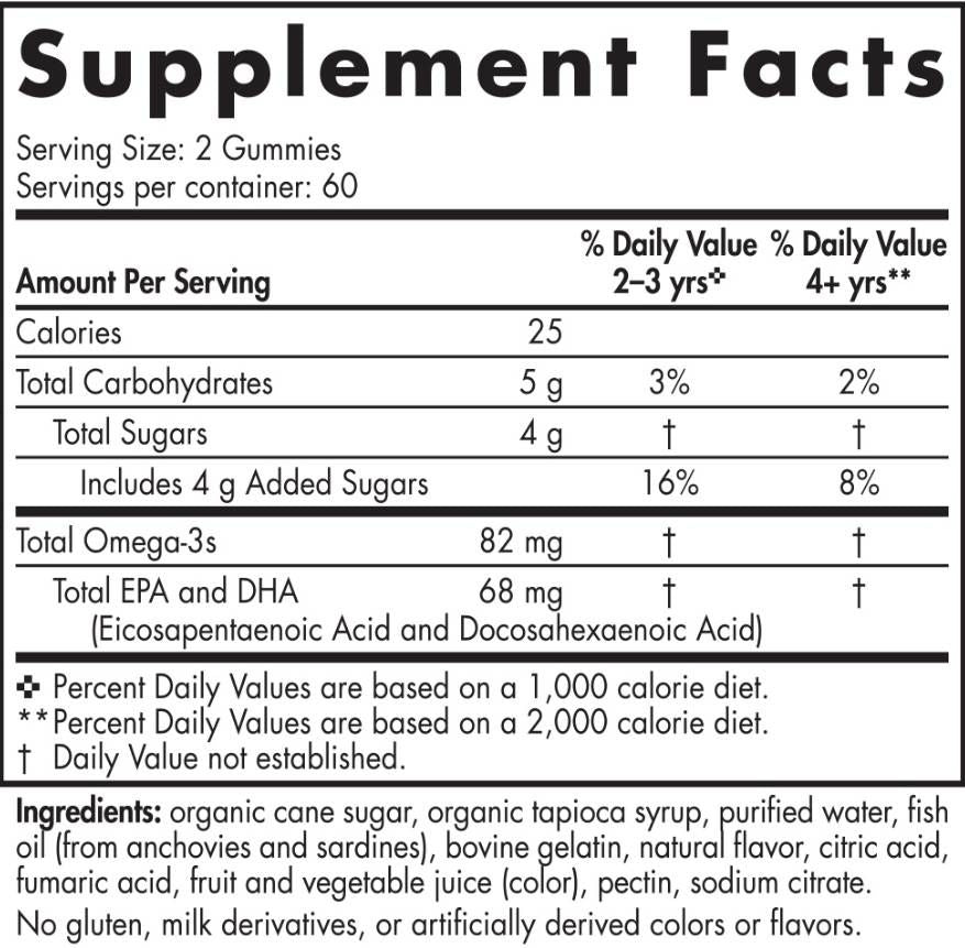 Nordic Omega-3 gumicukor 82 mg - 120 gumicukor