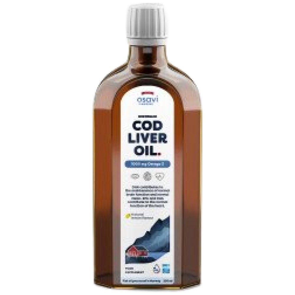 Norvég tőkehalmájolaj | Különböző ízek Folyékony Omega - 250 ml