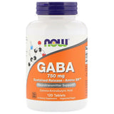 GABA 750 mg / Sustained Release - 120 Tablets - Nutra Best Europe