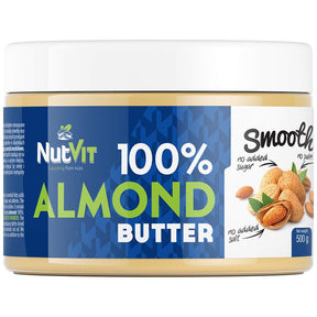 100% Almond Butter Smooth 500 grams - Nutra Best Europe