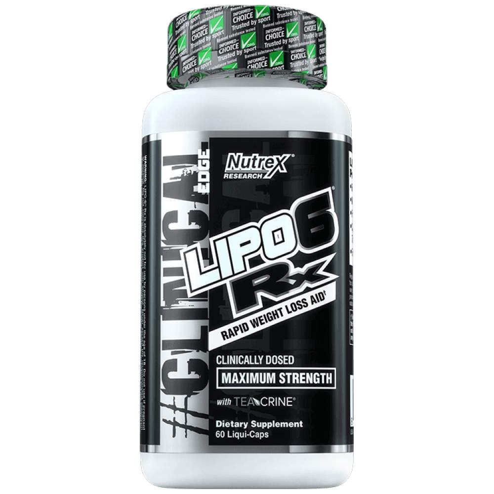 Lipo 6 Rx - 60 Gel capsules - Nutra Best Europe