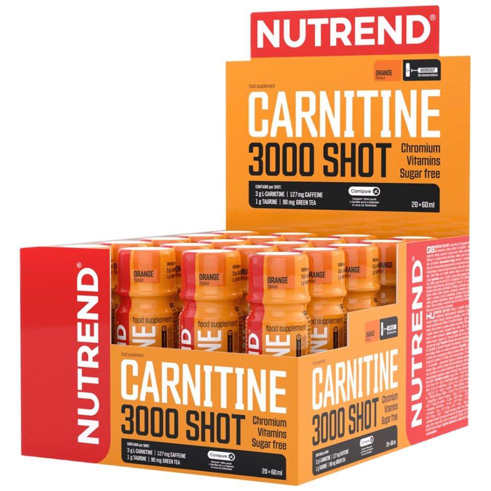 Carnitine 3000 Shot - 20 x 60 ml - Nutra Best Europe