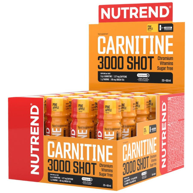 Carnitine 3000 Shot - 20 x 60 ml - Nutra Best Europe