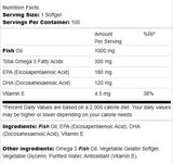 Omega 3 1000 mg - 100 gél kapszula