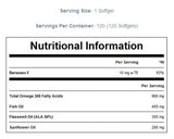 Omega 3-6-9 1000 mg - 120 Softgels