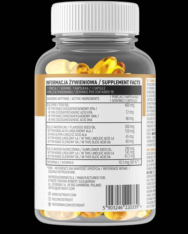 Omega 3-6-9 - 90 gél kapszula