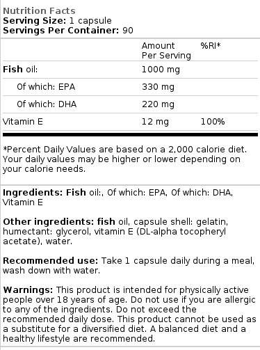 Omega 3 Strong - 90 gél kapszula