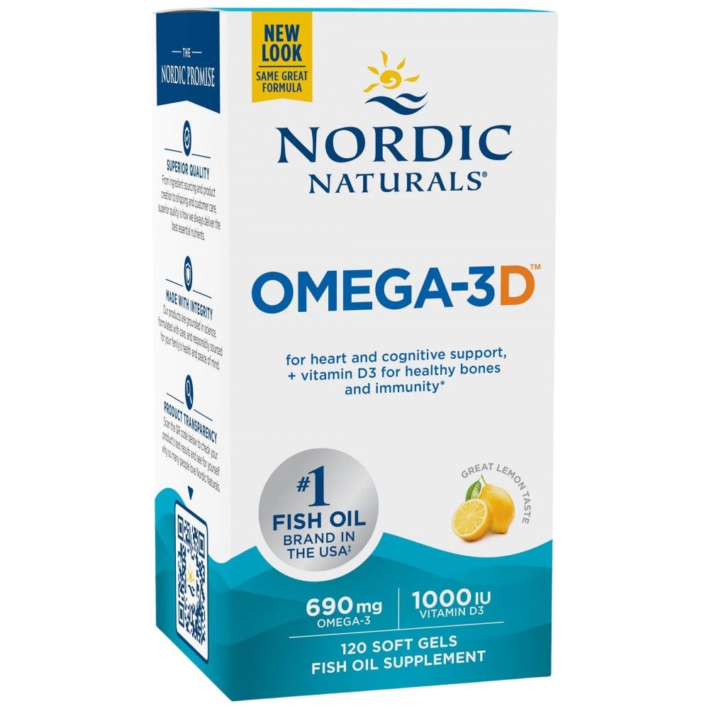 Omega-3D 690 mg - 120 lágyzselé