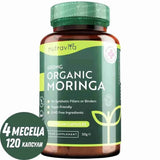 Organic Moringa - Bio Moringa 600 mg 120 Vegán kapszula