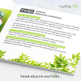 Organic Moringa - Bio Moringa 600 mg 120 Vegán kapszula