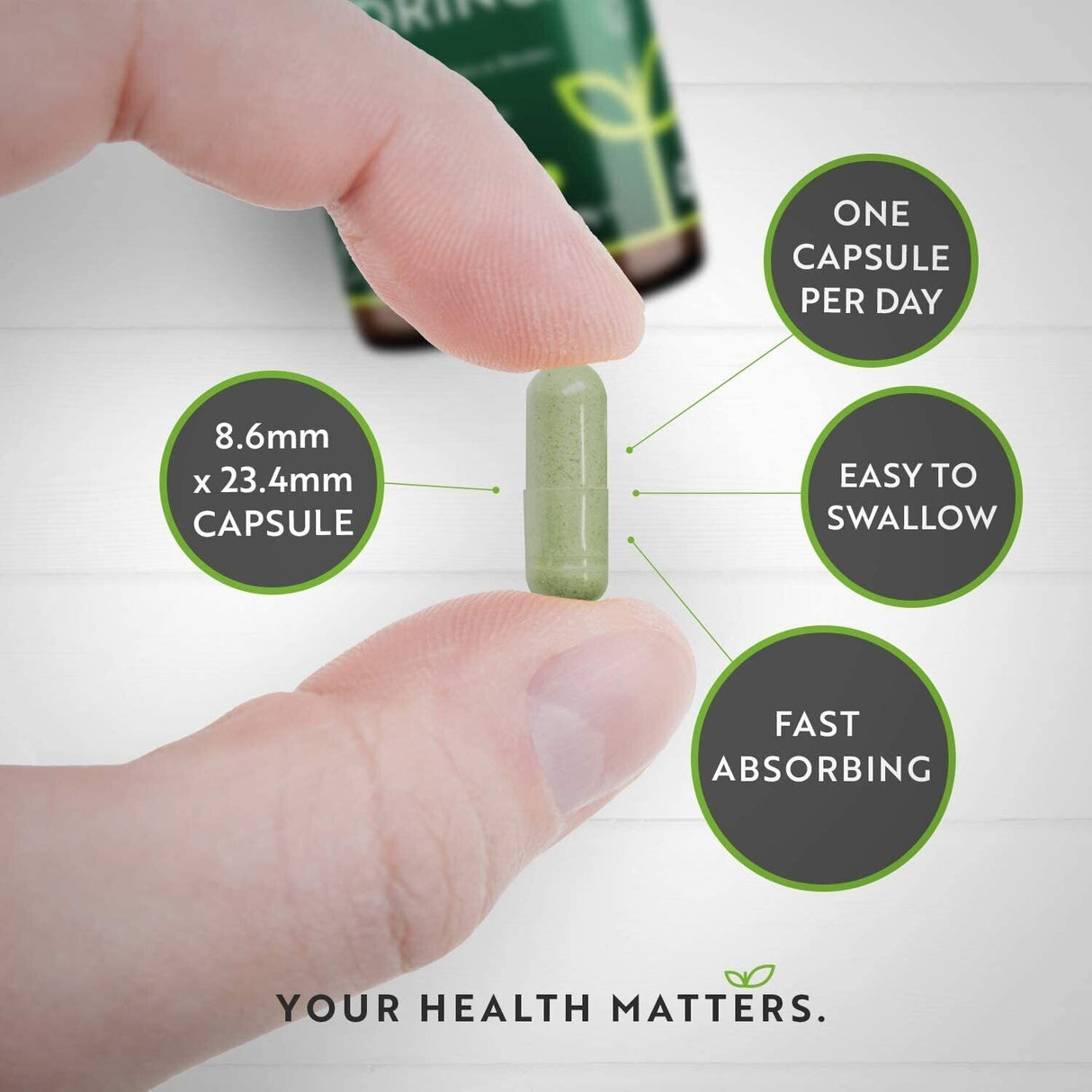 Organic Moringa - Bio Moringa 600 mg 120 Vegán kapszula