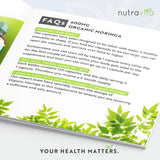 Organic Moringa - Bio Moringa 600 mg 120 Vegán kapszula
