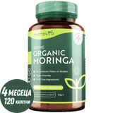 Organic Moringa - Bio Moringa 600 mg 120 Vegán kapszula