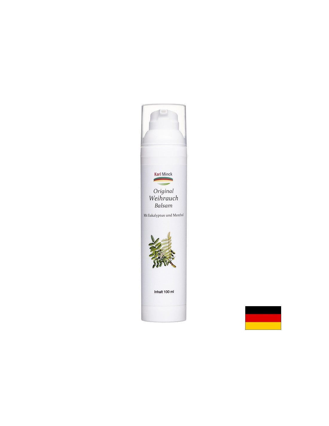 Eredeti Weihrauch Balsam mit Eukalyptus und Menthol - Balzsam tömjénnel, mentollal és eukaliptusszal, 100 ml <tc>Karl Minck</tc>