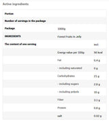 Frulove in Jelly | Forest Fruits - 1000 grams - Nutra Best Europe