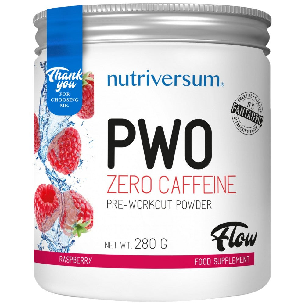 PWO Zero Koffeine | Stim-mentes edzés előtti púder - 280 gramm