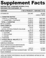 PWO Zero Koffeine | Stim-mentes edzés előtti púder - 280 gramm