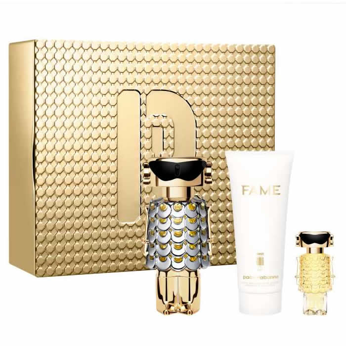 <tc>PACO RABANNE</tc> Fame Eau De Parfüm Spray 80ml Szett 3 Darab