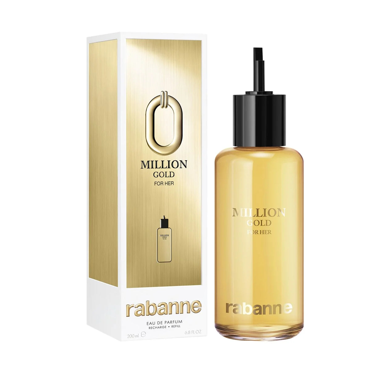 Rabanne Million Gold For Her Eau De Parfum 200 ml-es utántöltő