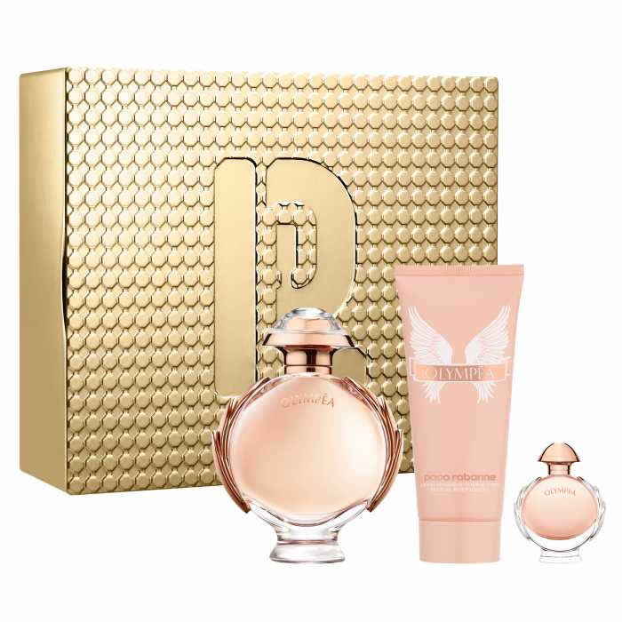 <tc>PACO RABANNE</tc> Olympéa Eau De Perfume Spray 80ml Szett 3 részes