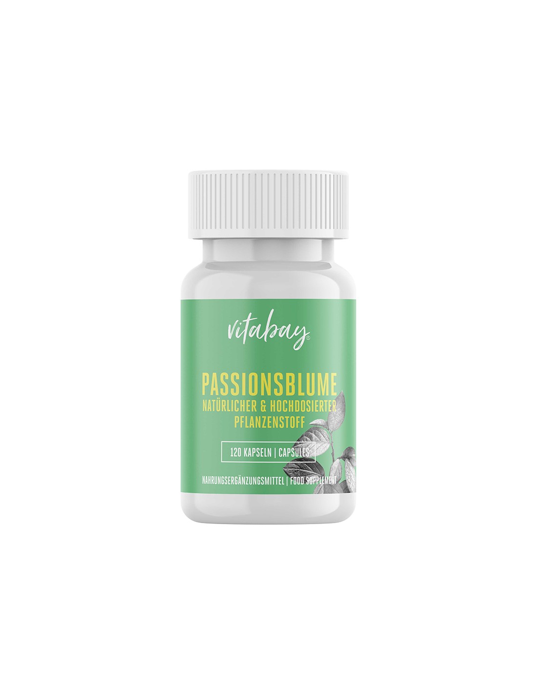 Passionsblume kivonat - Golgotavirág kivonat 3750 mg, 120 kapszula <tc>Vitabay</tc>