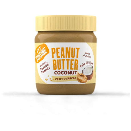 Fit Cuisine Peanut Butter with Coconut - 350 grams - Nutra Best Europe
