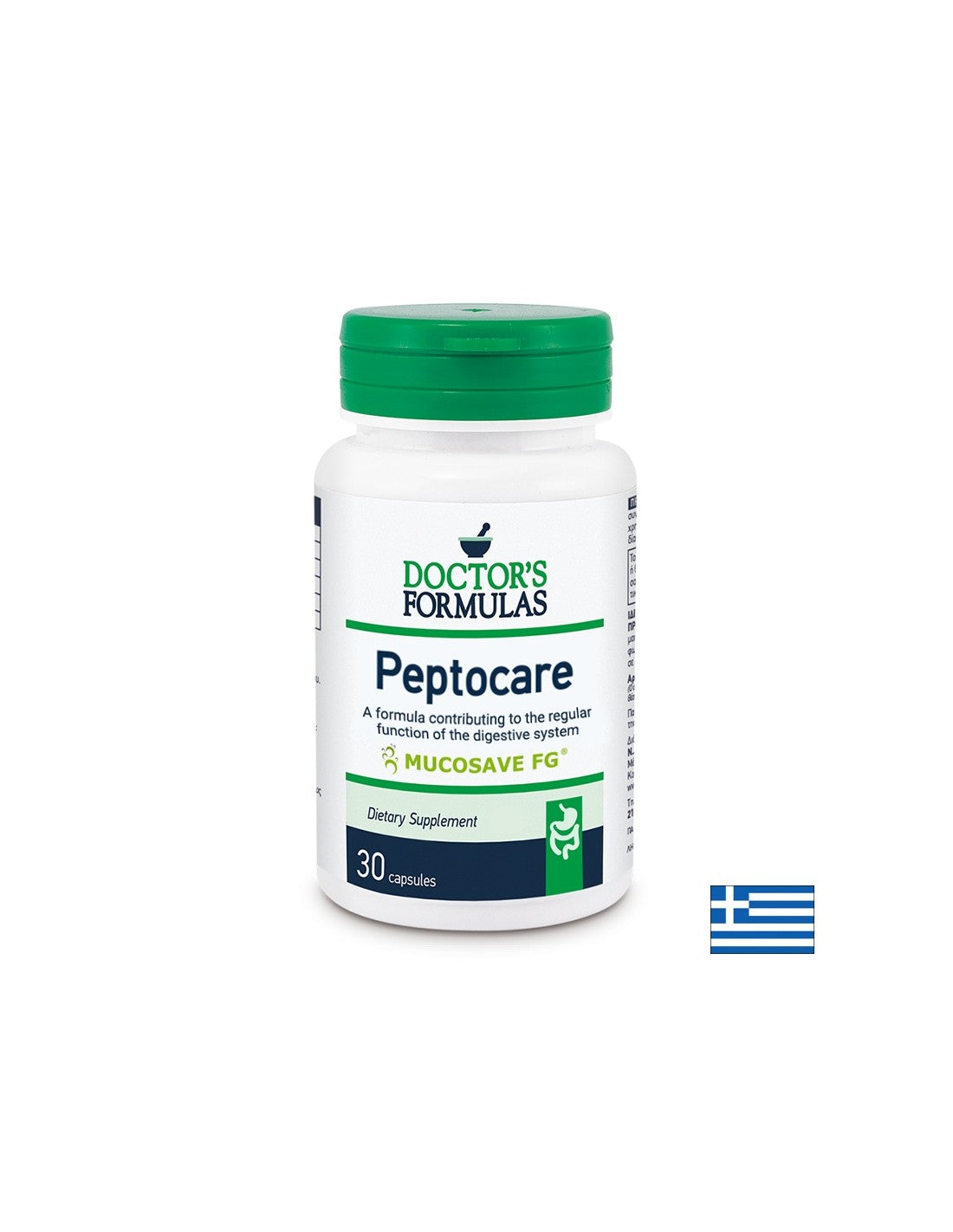 Tápszer a jó emésztésért - Peptocare, 30 tabletta Doctor's Formulas