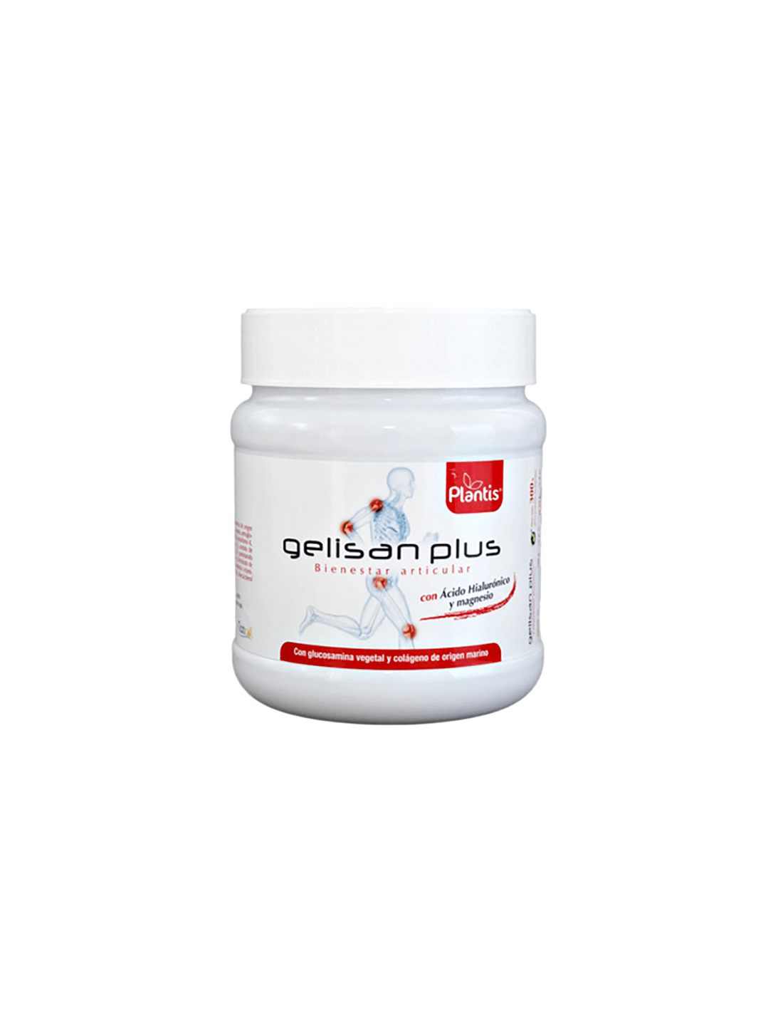 Tengeri kollagén + hialuronsav, glükózamin, vitaminok és magnézium Plantis, 600 g por