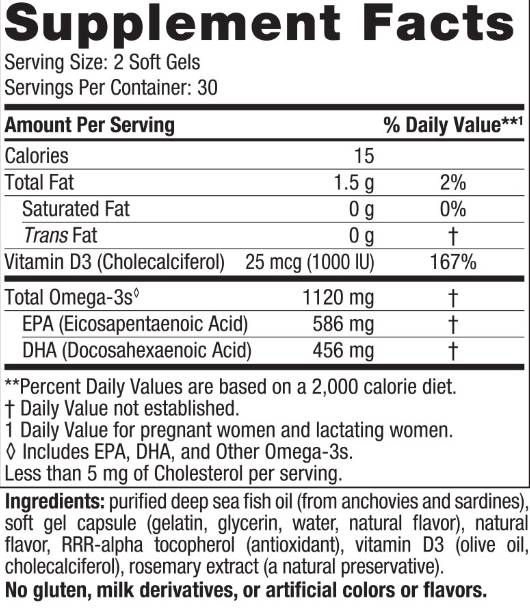 Szülés utáni Omega-3 - 60 lágyzselé