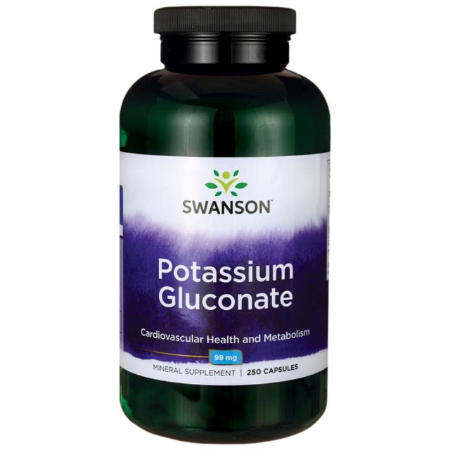 Potassium Gluconate 99 mg 250 capsules - Nutra Best Europe