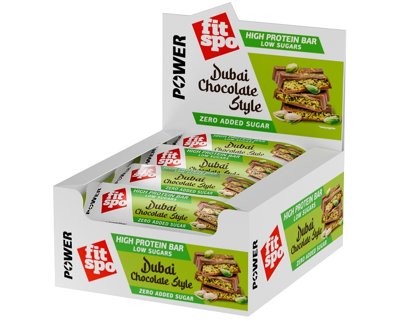 Power Bar Dubai Chocolate – 12 x 50 gramm