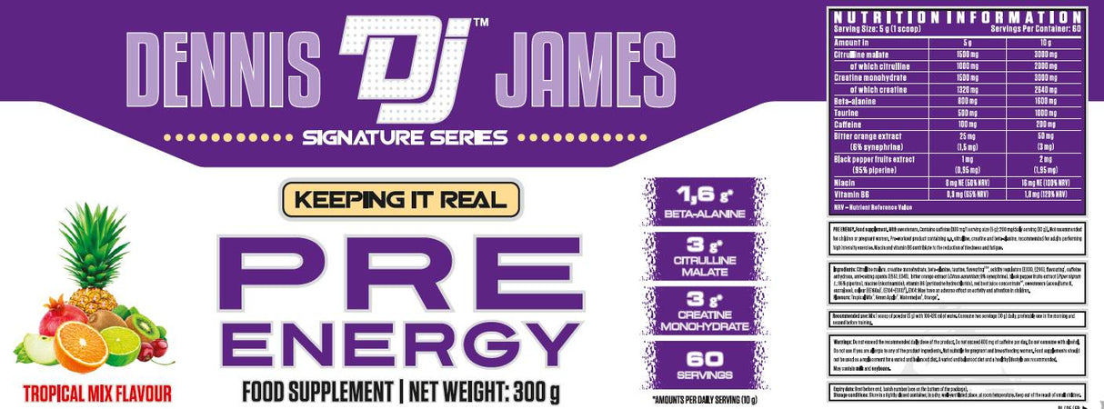 Előenergia | Advanced Pre-Workout formula - 300 gramm