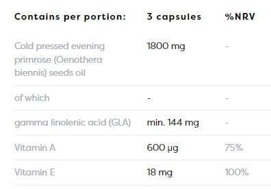 Kankalinolaj 1800 mg | A-vitaminnal & E - 60 gélkapszula