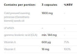 Kankalinolaj 1800 mg | A-vitaminnal & E - 60 gélkapszula