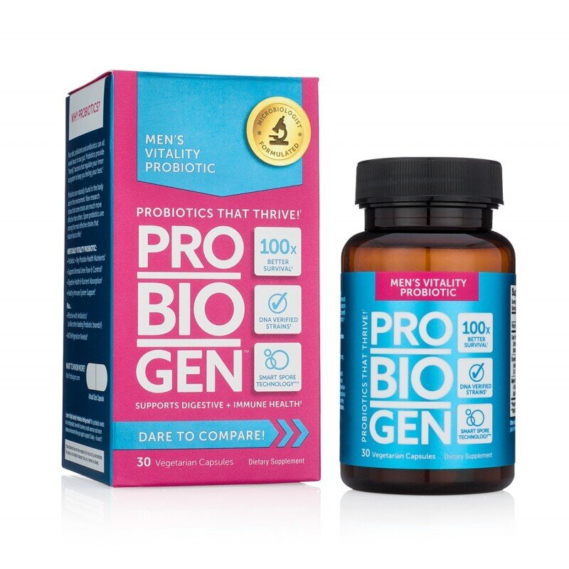 <tc>Probiogen</tc> Men`s Vitality Probiotic - Probiotikum férfiaknak - 30 kapszula