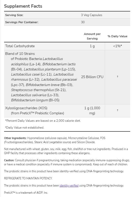Probiotic-10™ & Bifido Boost™ - 90 kapszula