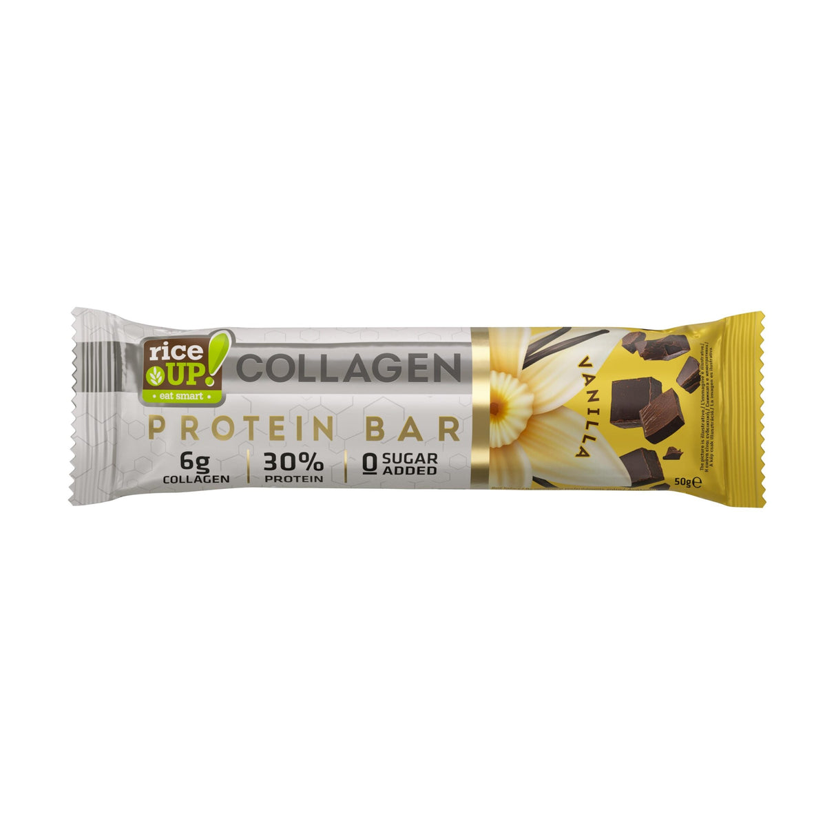 Fehérjeszelet 6 g kollagénnel & Hozzáadott cukor nélkül - 50g