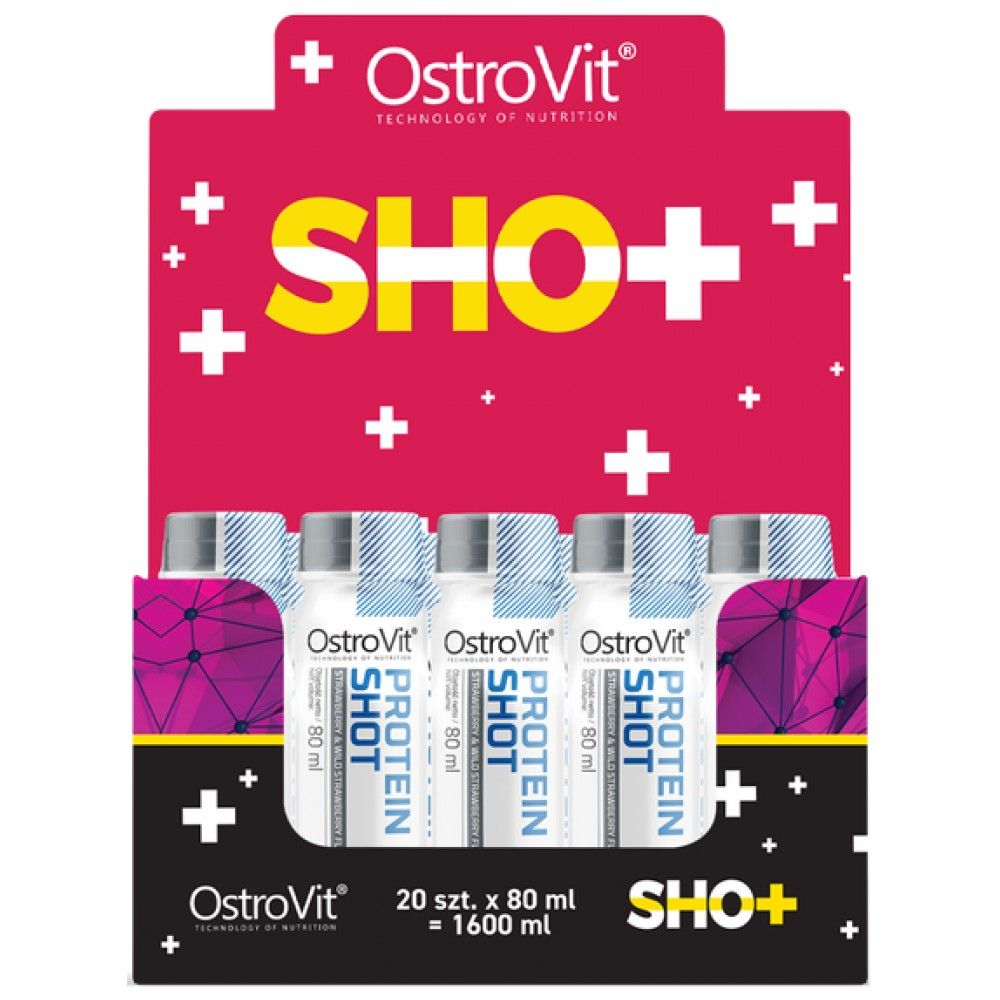 Protein Shot | Tejsavó izolátum + marha hidrolizátum mátrix - 20 x 80 ml