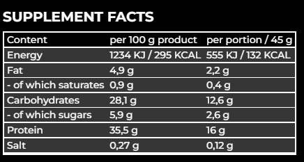 Protein Snap | Alacsony cukortartalmú ropogós szelet - 21,5 gramm
