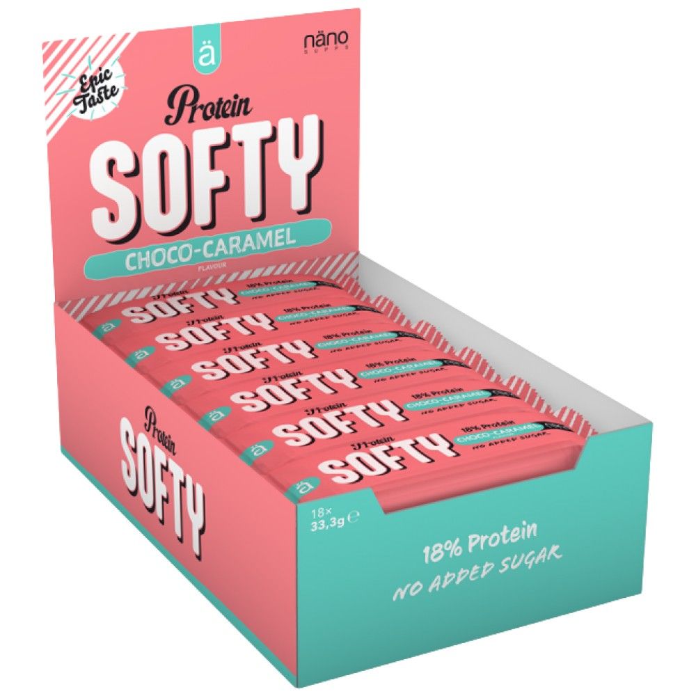 Protein Softy Bar | Hozzáadott cukor nélkül - 18 x 33,3 gramm