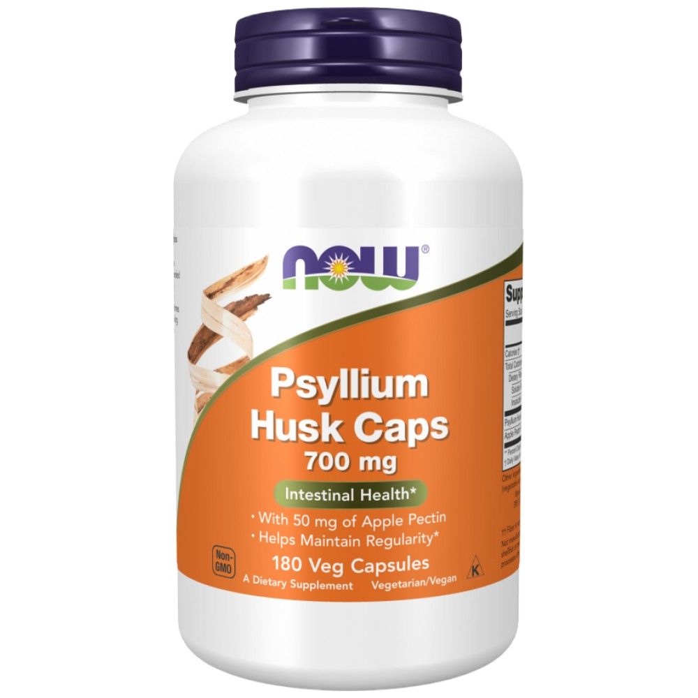 Psyllium Husk 700 mg | Apple Pectinnel - 180 kapszula