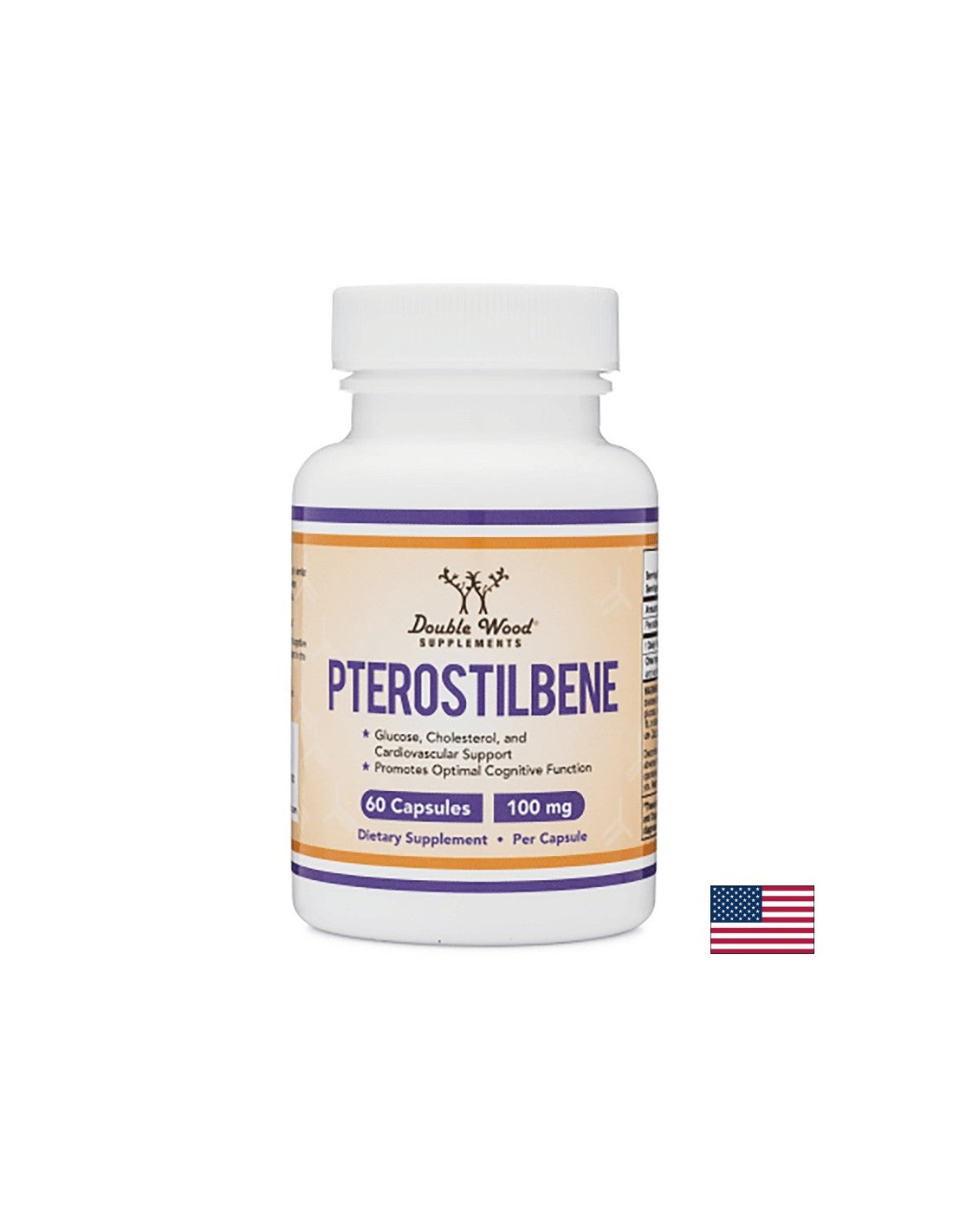 Pterosztilbén/ Pterosztilbén, 100 mg, 60 kapszula <tc>Double Wood</tc>