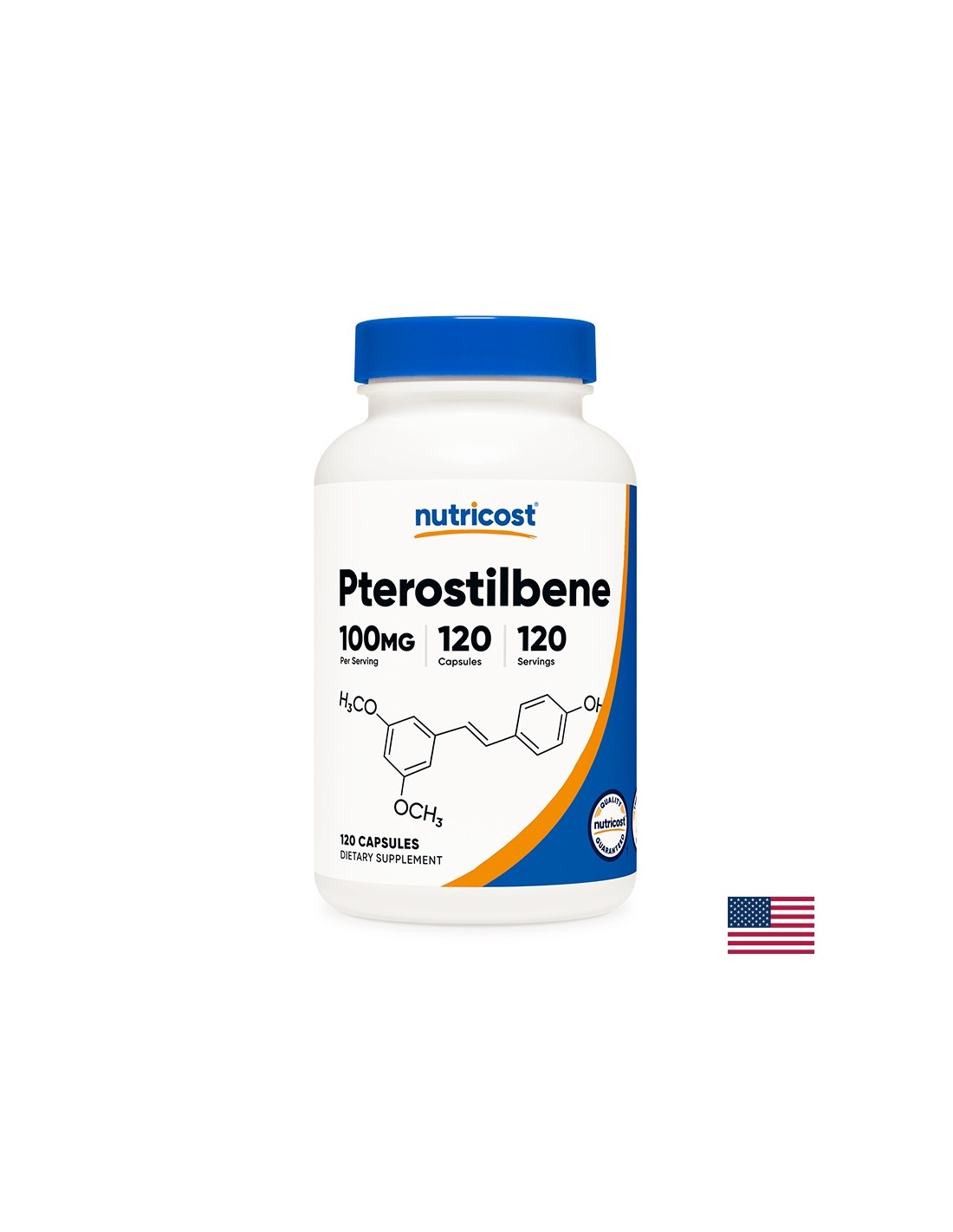 Agyműködés - Pterostilbene, 100 mg x 120 kapszula <tc>Nutricost</tc>