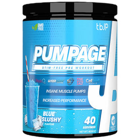 TBJP Pumpage | Stim-Free Pre-Workout - 400 grams - Nutra Best Europe
