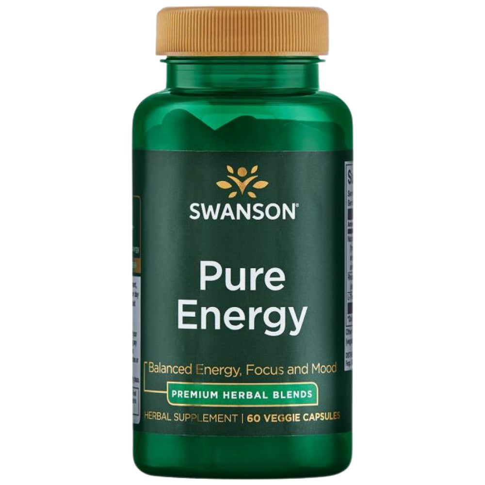 Pure Energy | Természetes koffein, Rhodiola és L-Theanine 60 kapszula