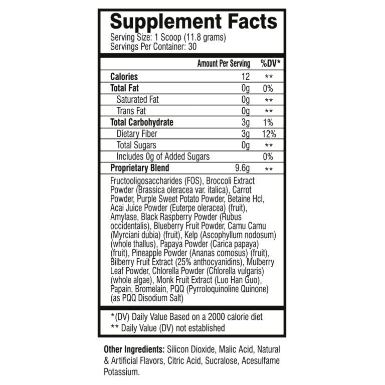 Tiszta | Gyümölcsök & Greens Formula - 354 gramm