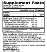 Tiszta alaszkai vadhalolaj 1000 mg (180 kapszula, 180 adag) <tc>Doctor's Best</tc>