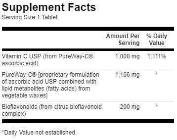 PureWay-C 1000 mg bioflavonoidokkal - 90 tabletta